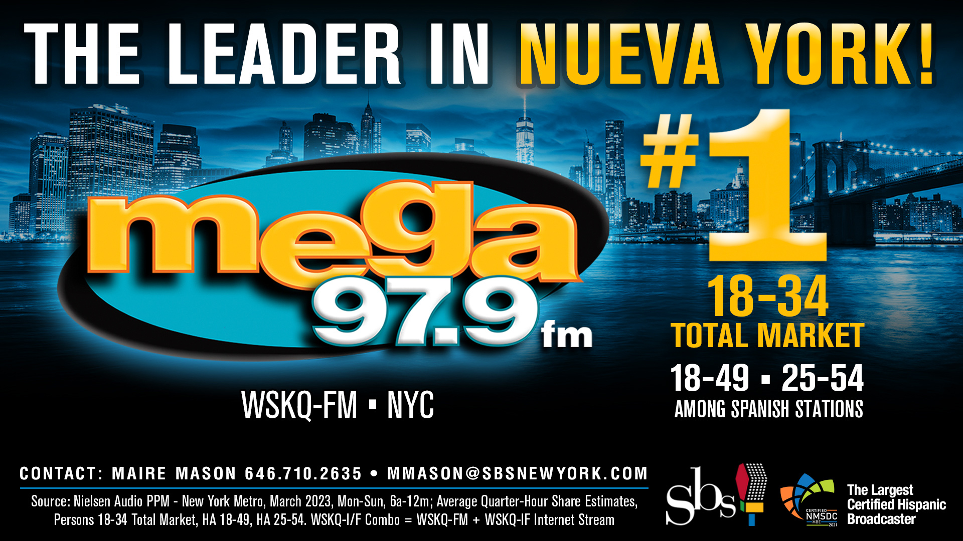 WSKQ - The Leader in Nueva York